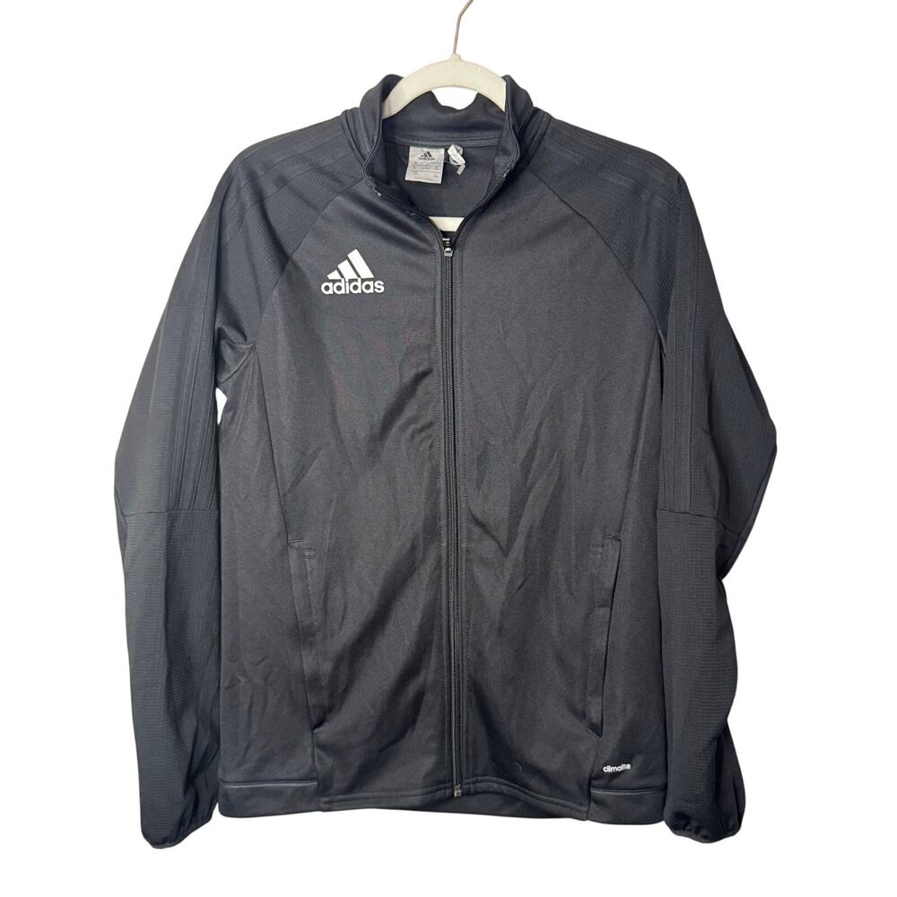 Adidas Climalite Women's Training Jacket 3 Stripes Raglan Sleeves Large NWOT